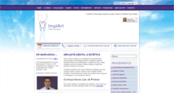 Desktop Screenshot of clinicaimplart.com.br